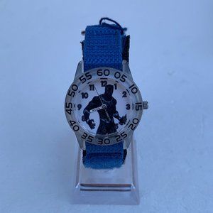 Marvel Black Panther Avengers Boys' Clear Plastic Time Teacher Watch